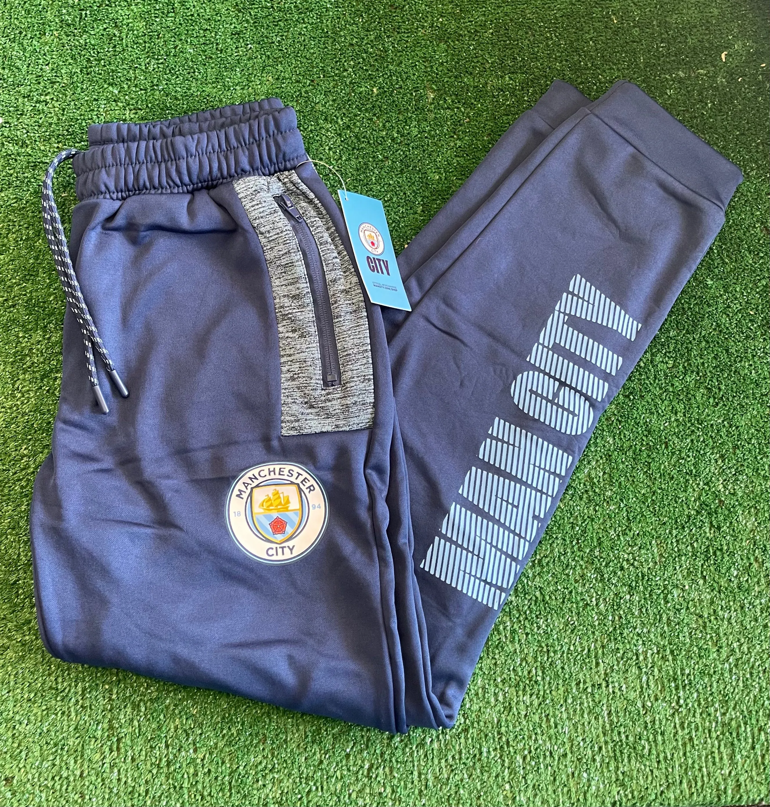 Icon Sports Manchester City Joggers MC07JG-N Navy/Blue