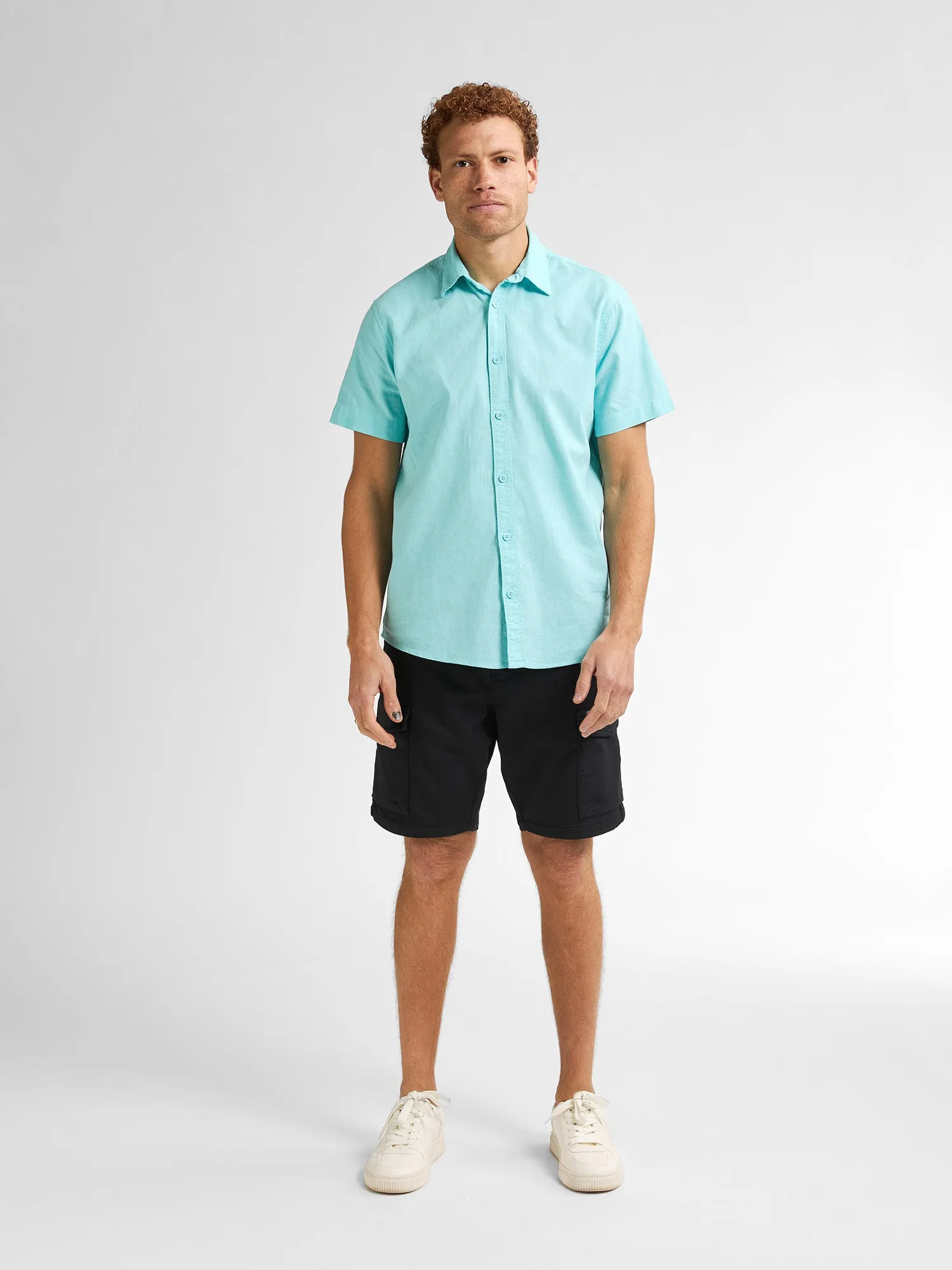 Plain linen shirt Oceanbreeze